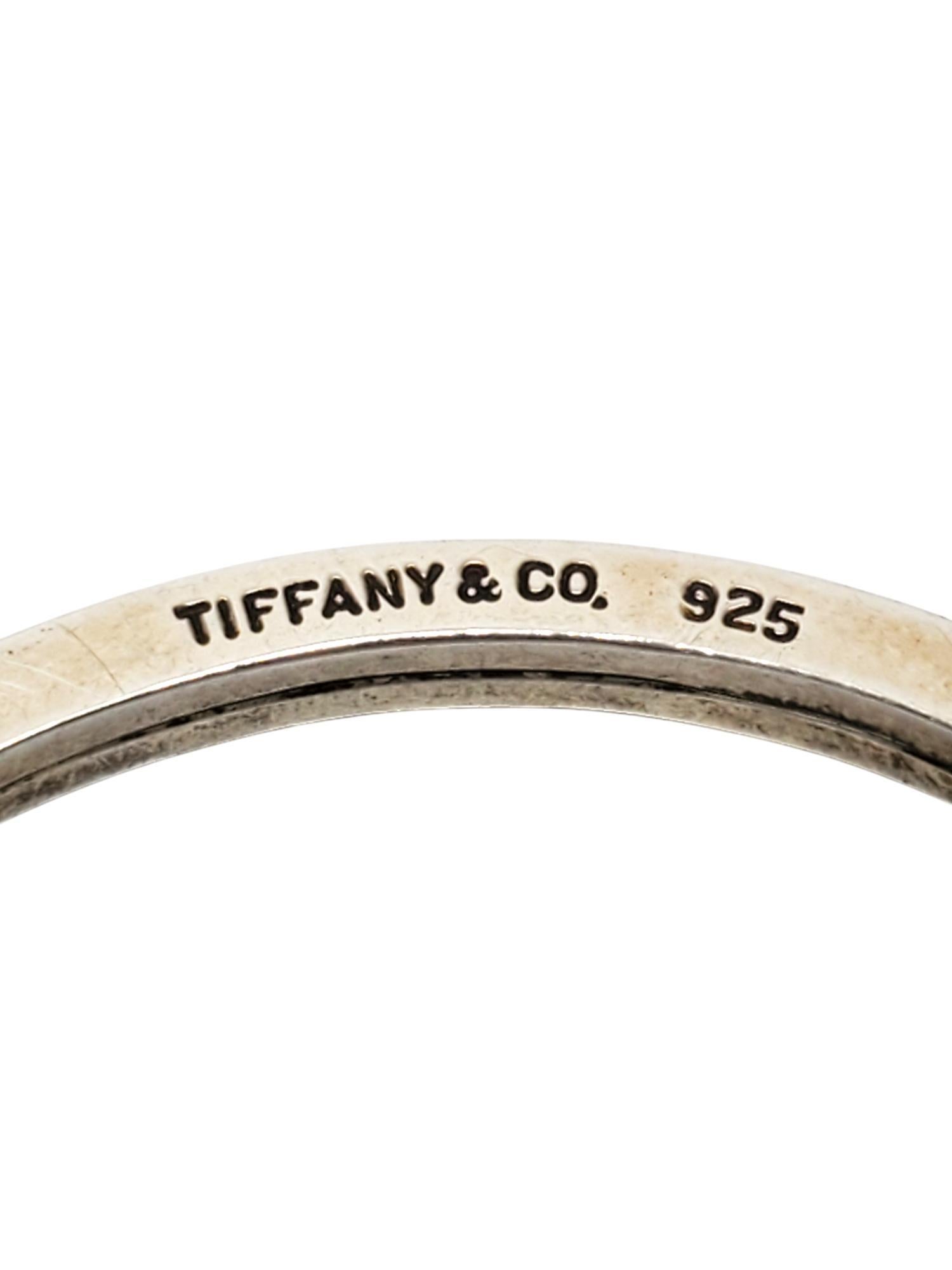 Tiffany & Co. Sterling Silver Oval Key Ring # 19673 3