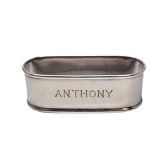 Tiffany & Co Sterling Silver Oval Napkin Ring w/Engraving #18468
