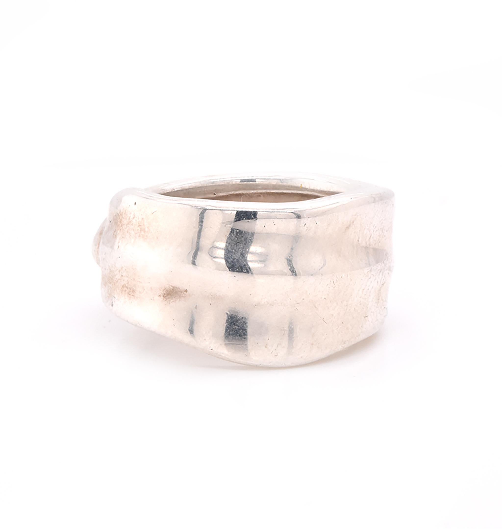 tiffany silver band