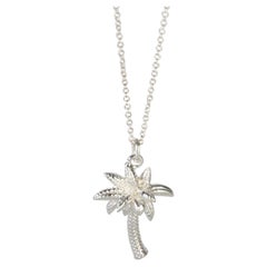 Tiffany & Co. Sterling Silver Palm Tree Pendant