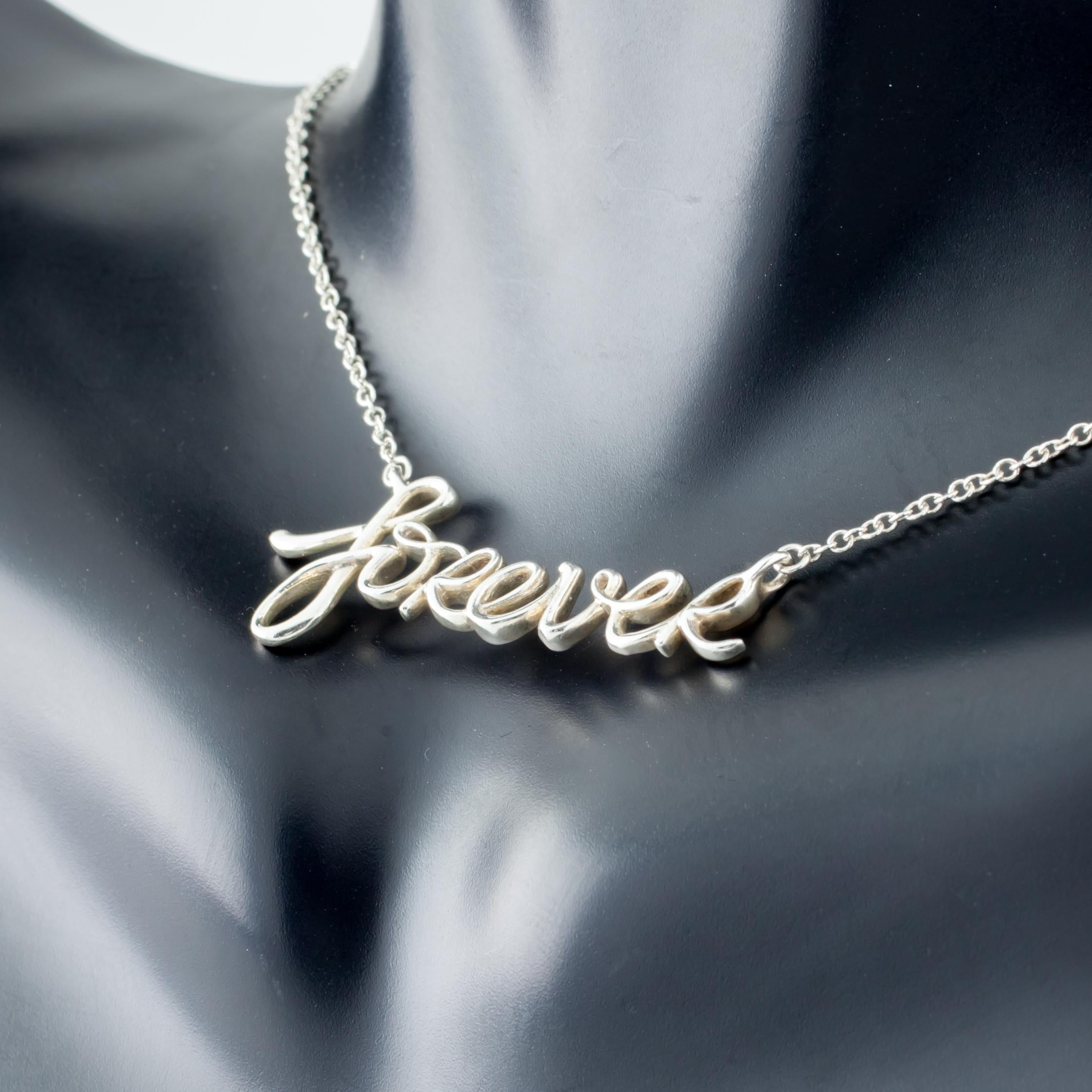 forever necklace tiffany