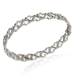 Tiffany & Co. Sterling Silver  Paloma Picasso Loving Heart Bracelet