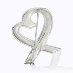 Tiffany & Co. Sterling Silver  Paloma Picasso Loving Heart Brooch