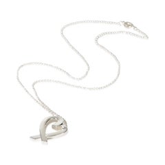 Tiffany & Co. Sterling Silver  Paloma Picasso Loving Heart Pendant