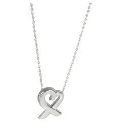 Tiffany & Co. Sterling Silver  Paloma Picasso Loving Heart Pendant