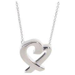 Tiffany & Co. Sterling Silver  Paloma Picasso Loving Heart Pendant