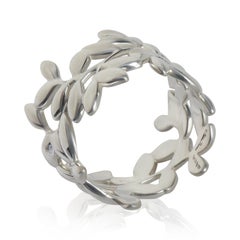 Tiffany & Co. Sterling Silver  Paloma Picasso Olive Leaf Ring