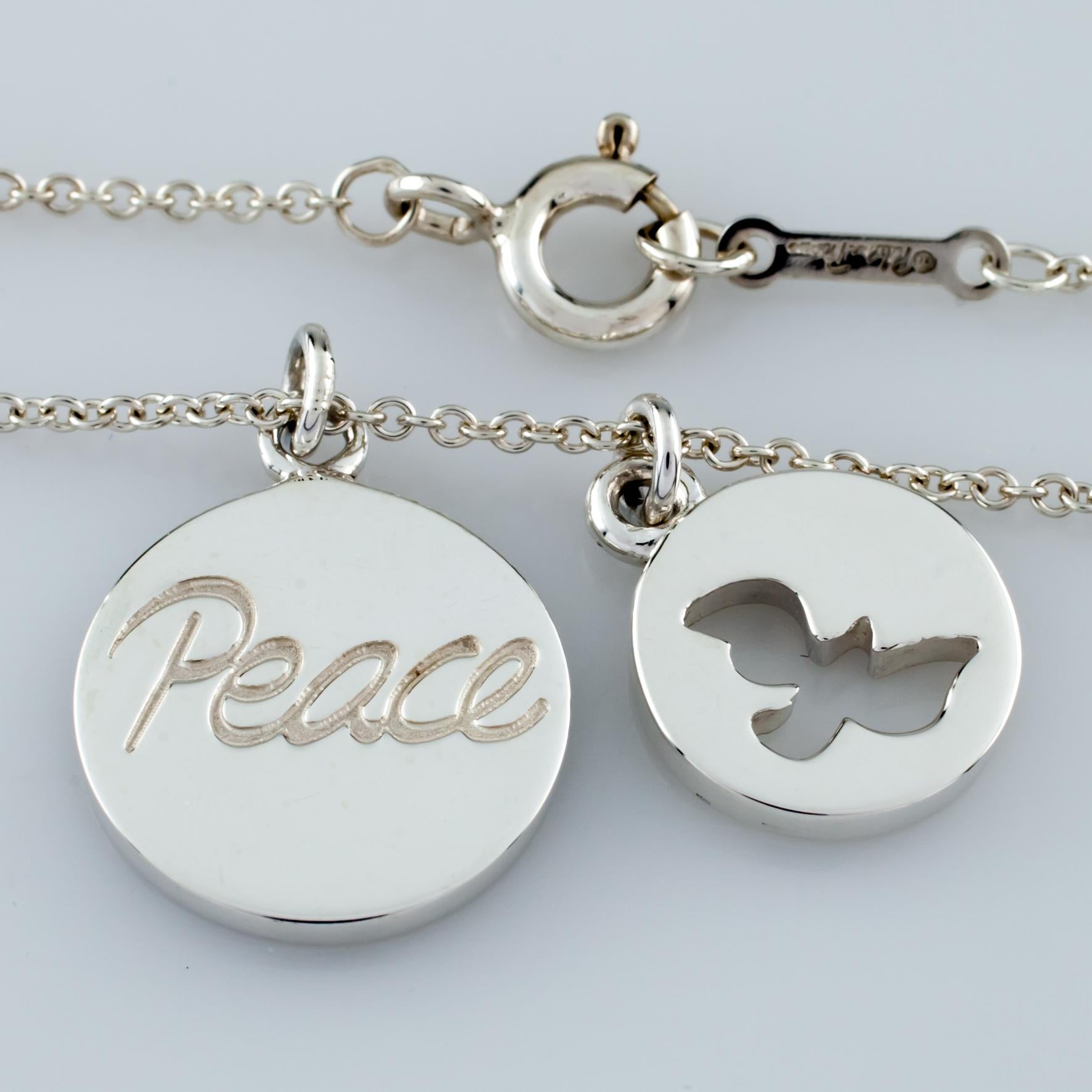 dove necklace sterling silver