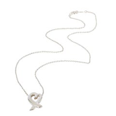 Tiffany & Co. Sterling Silver Paloma Picasso Small Loving Heart Pendant