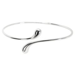 Tiffany & Co. Sterling Silver Paloma Picasso Teardrop Bypass Bracelet