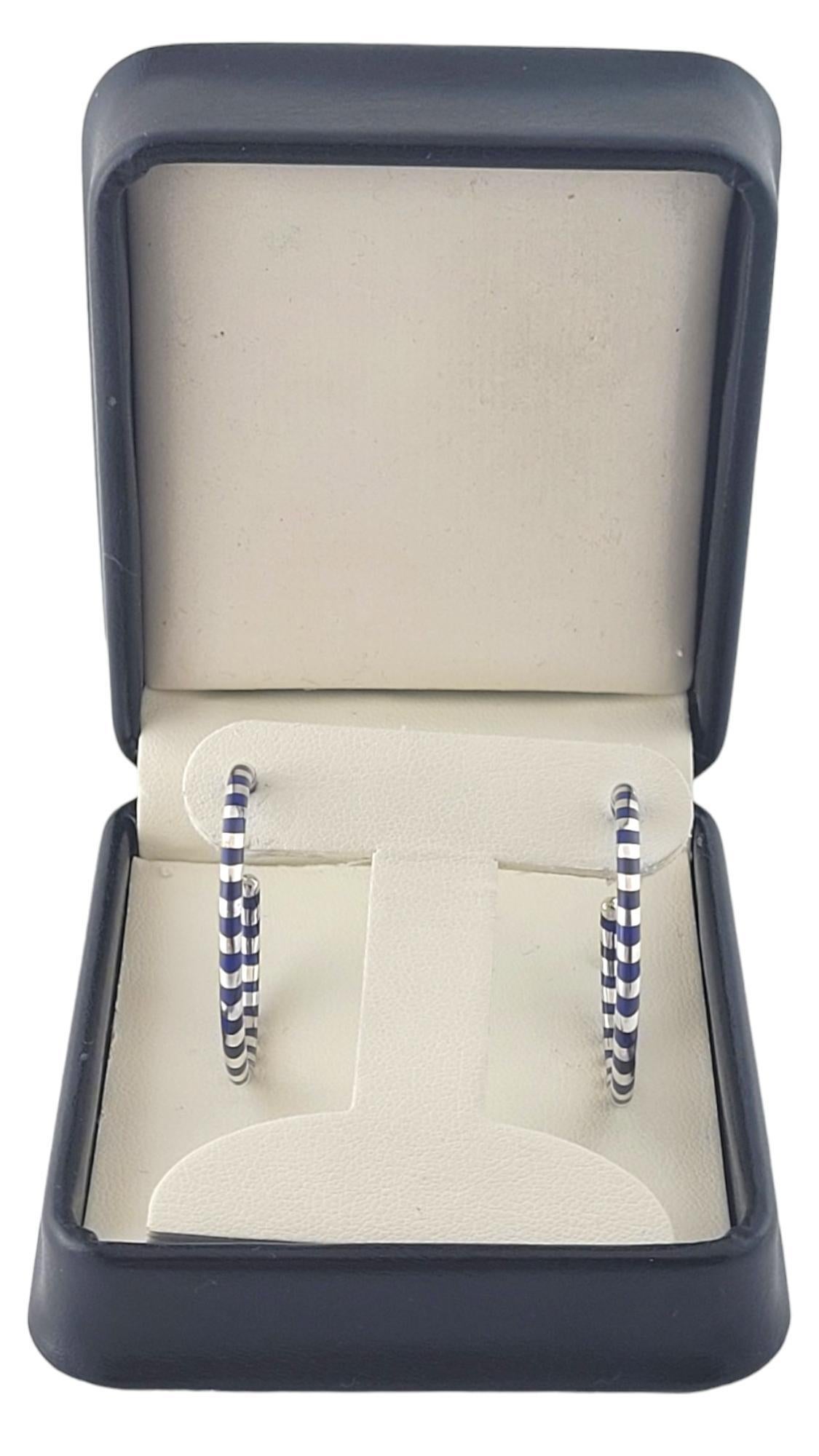 Tiffany & Co. Sterling Silver Paloma Picasso Venezia Palina Hoops #17454 2
