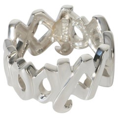 Tiffany & Co. Sterling Silver  Paloma Picasso Vintage XO Ring