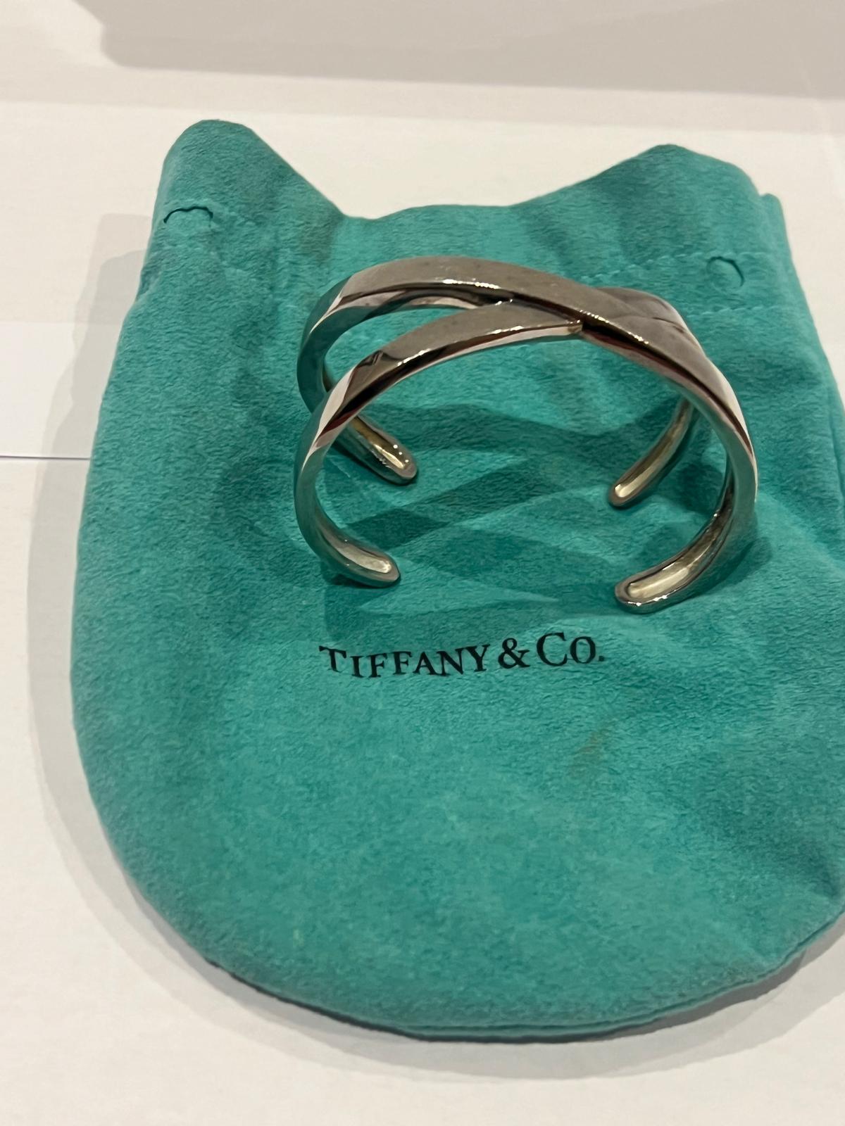 Tiffany & Co Sterling Silver Paloma's Picasso Graffiti X Cuff 1