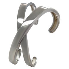 Tiffany & Co Sterling Silver Paloma's Picasso Graffiti X Cuff