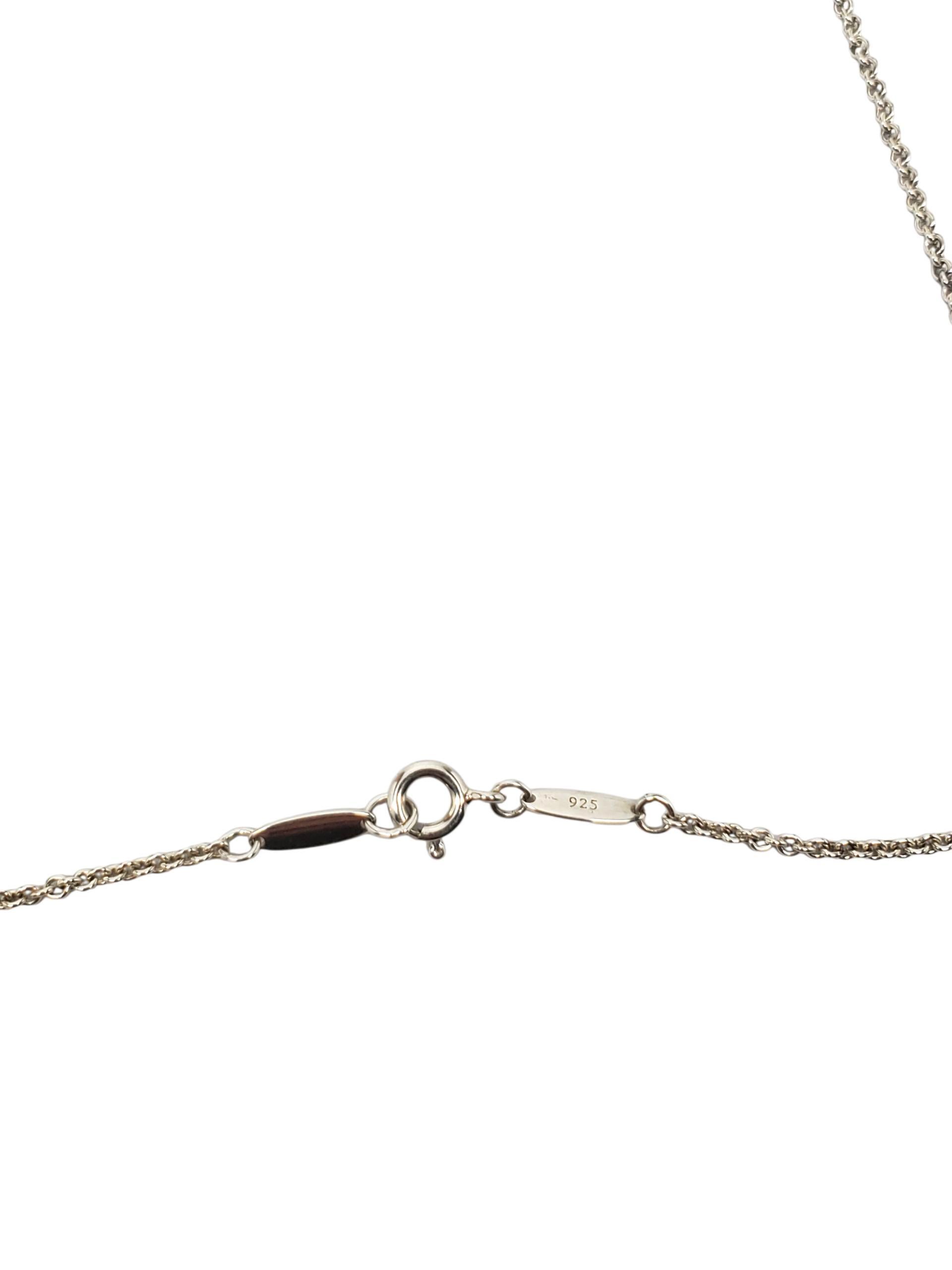 Tiffany & Co. Collana con ciondolo con perle e nappe in maglia d'argento #22614 in vendita 1