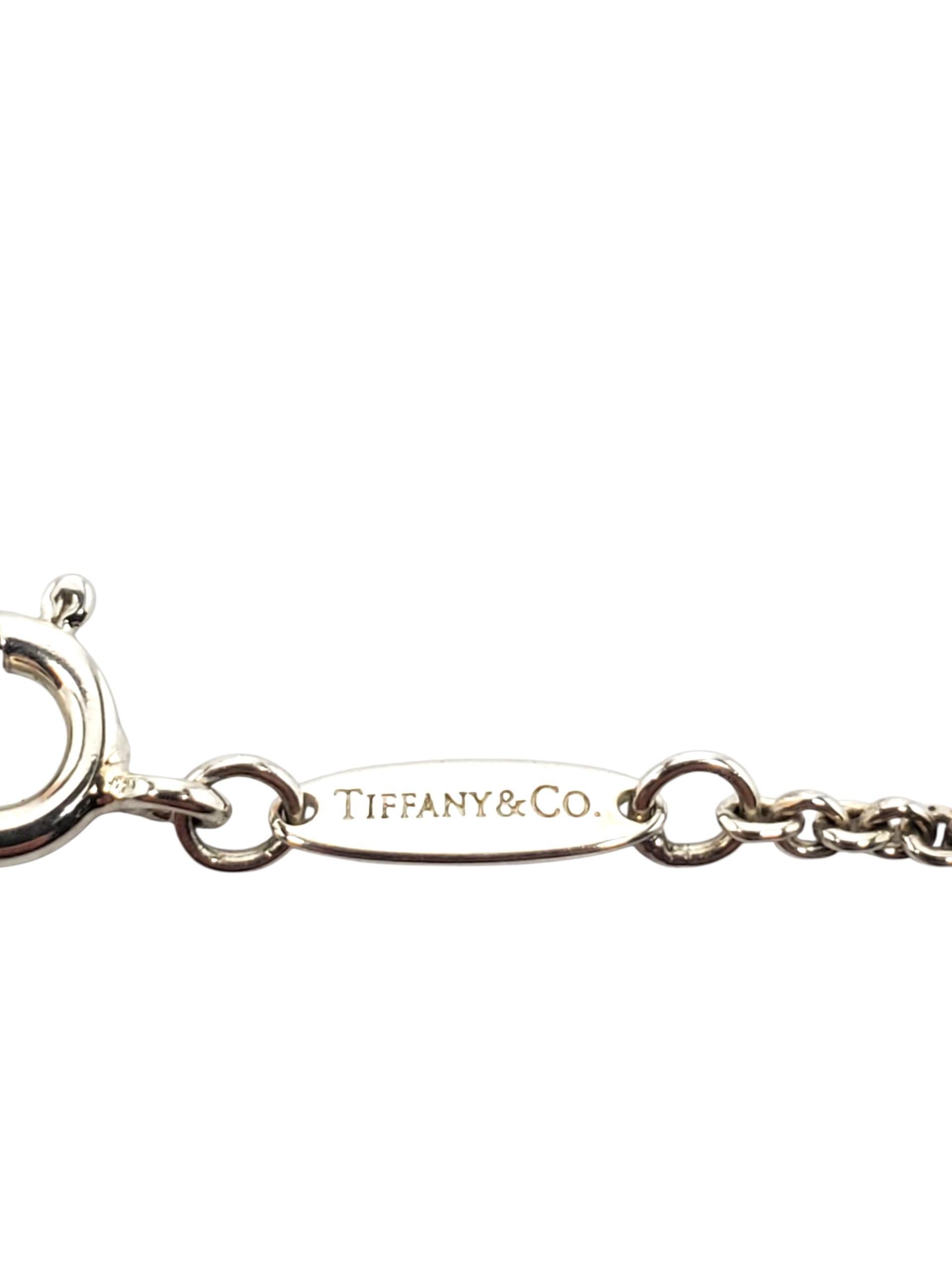 Tiffany & Co. Collana con ciondolo con perle e nappe in maglia d'argento #22614 in vendita 3