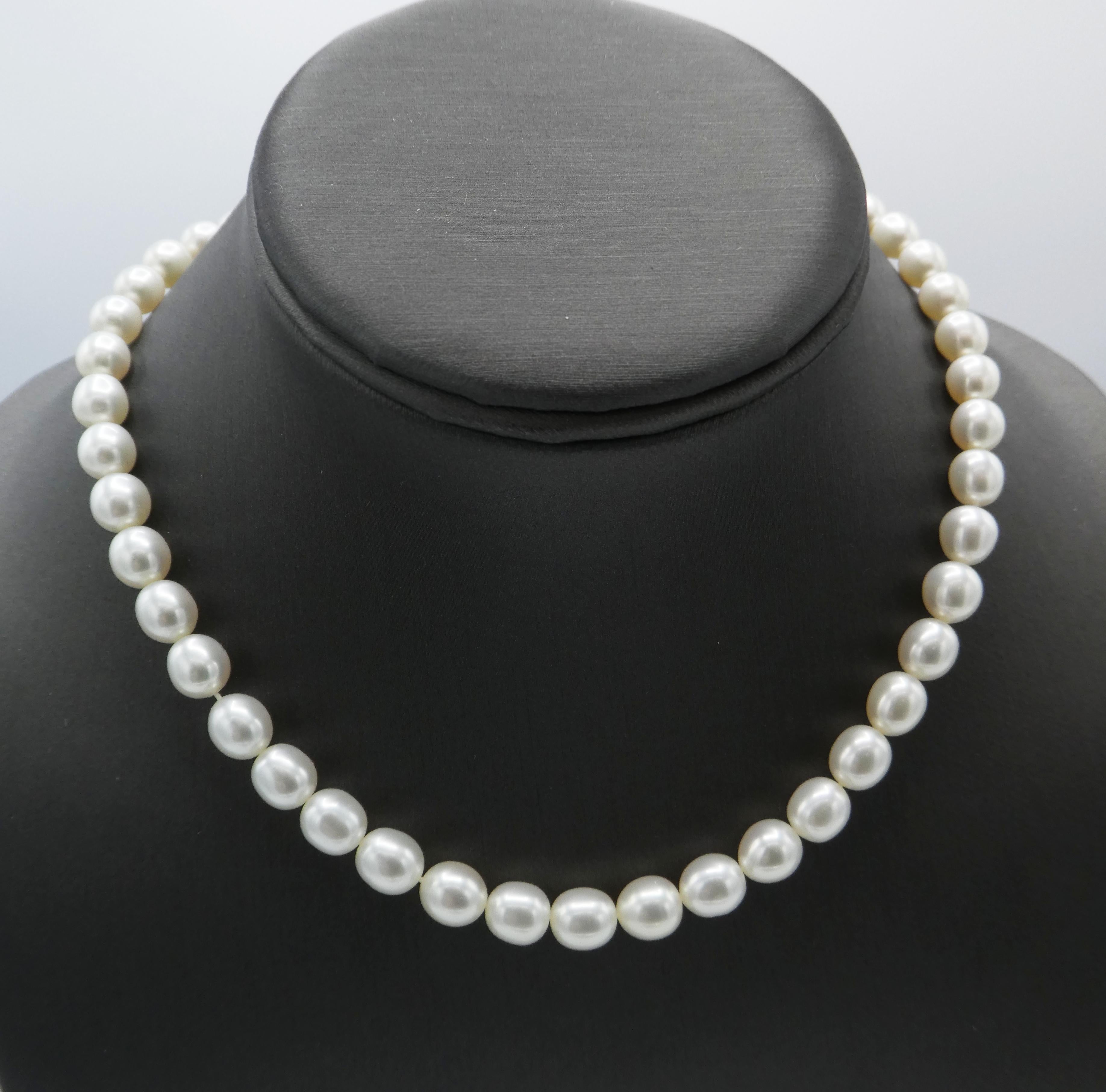 tiffany pearl toggle necklace