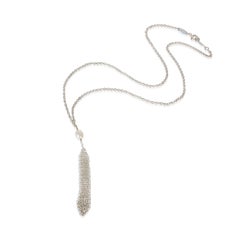 Tiffany & Co. Sterling Silver Pearl Tassel Pendant