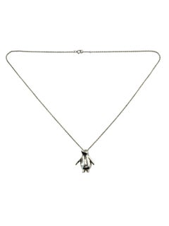 Tiffany & Co. Sterling Silver Penguin Pendant Necklace #24556