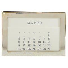 Vintage Tiffany & Co. Sterling Silver Perpetual Desk Calendar