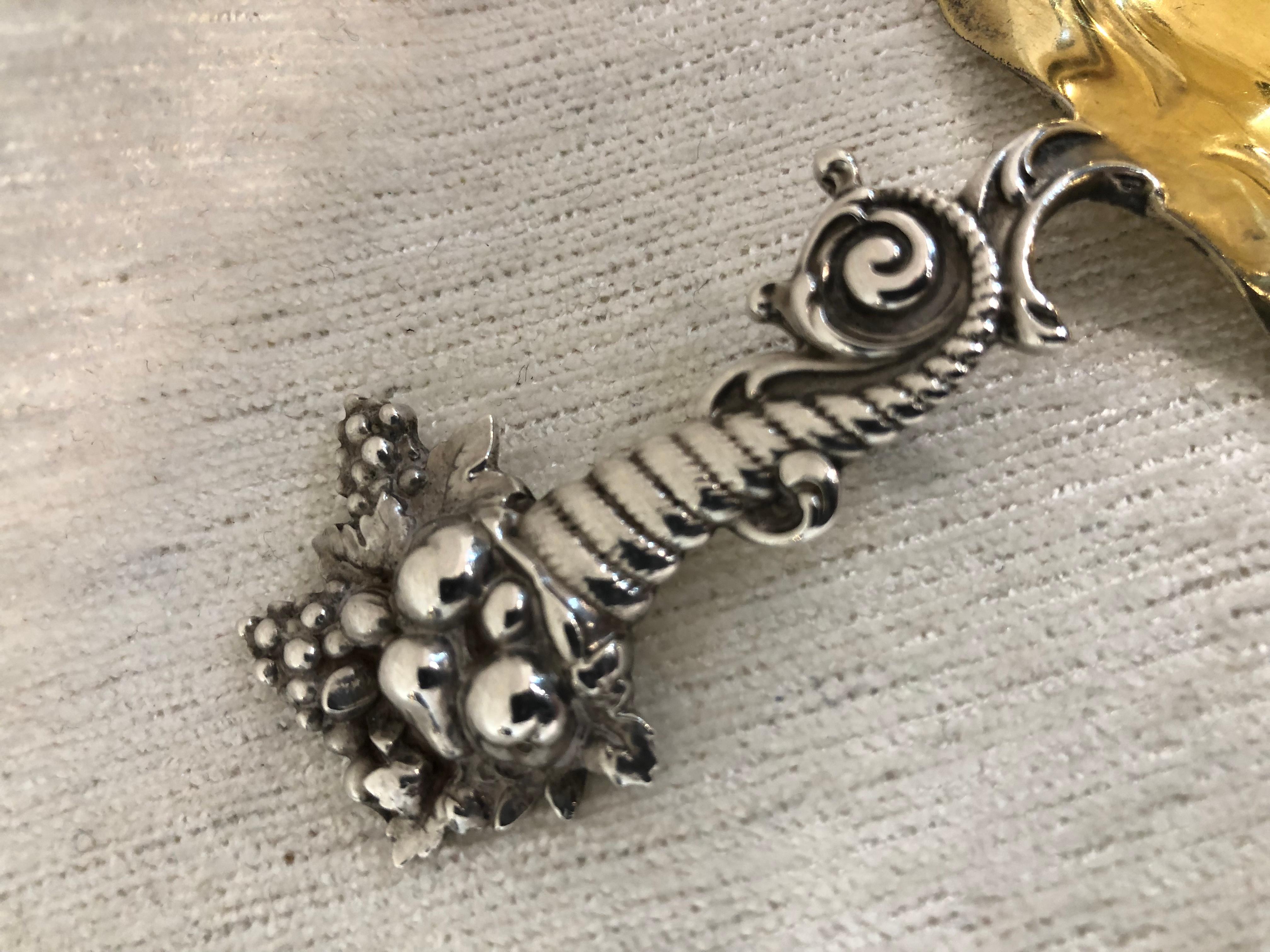 Tiffany & Co Plata de Ley Pequeña Cornucopia en Forma de Corazón Bayas / Mermelada en venta 2