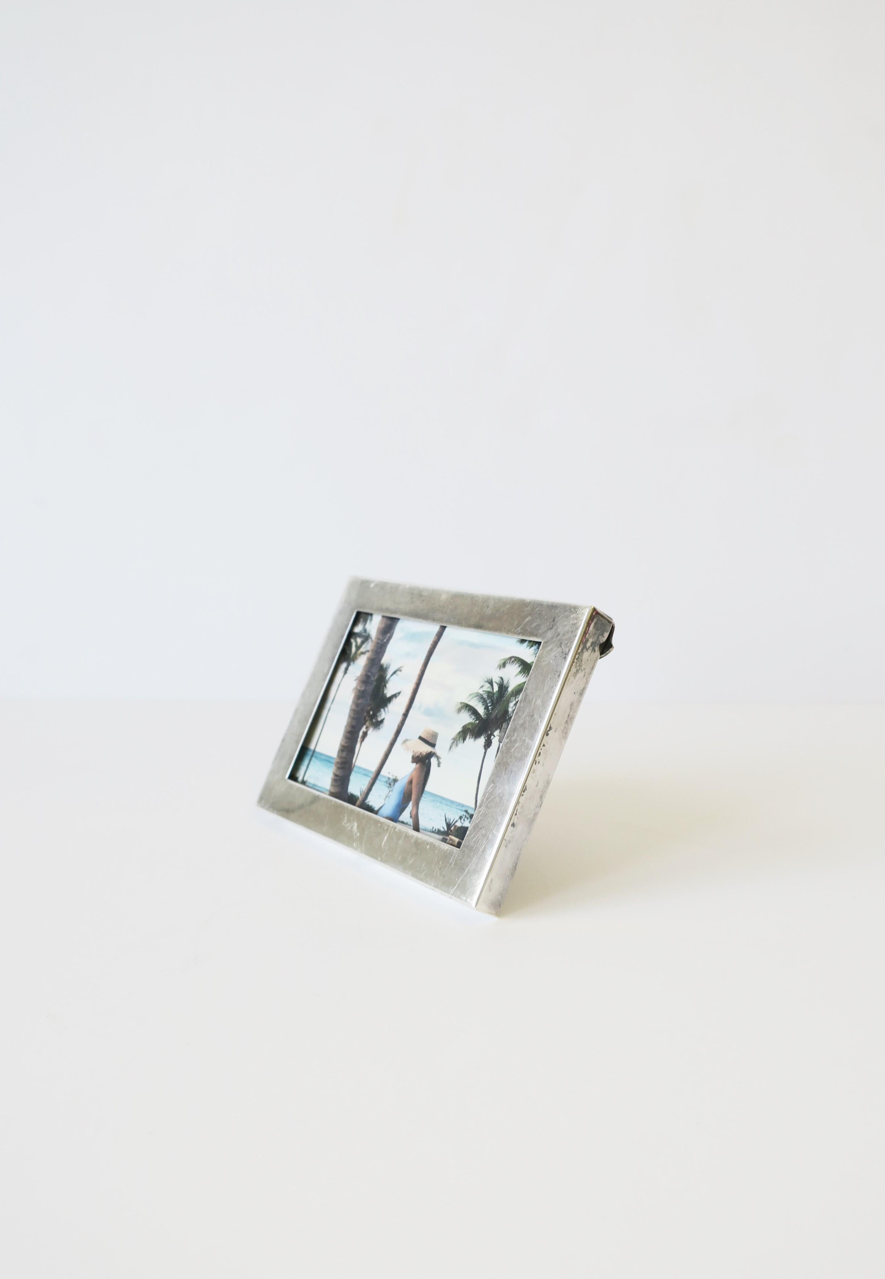 Modern Tiffany & Co. Sterling Silver Picture Frame