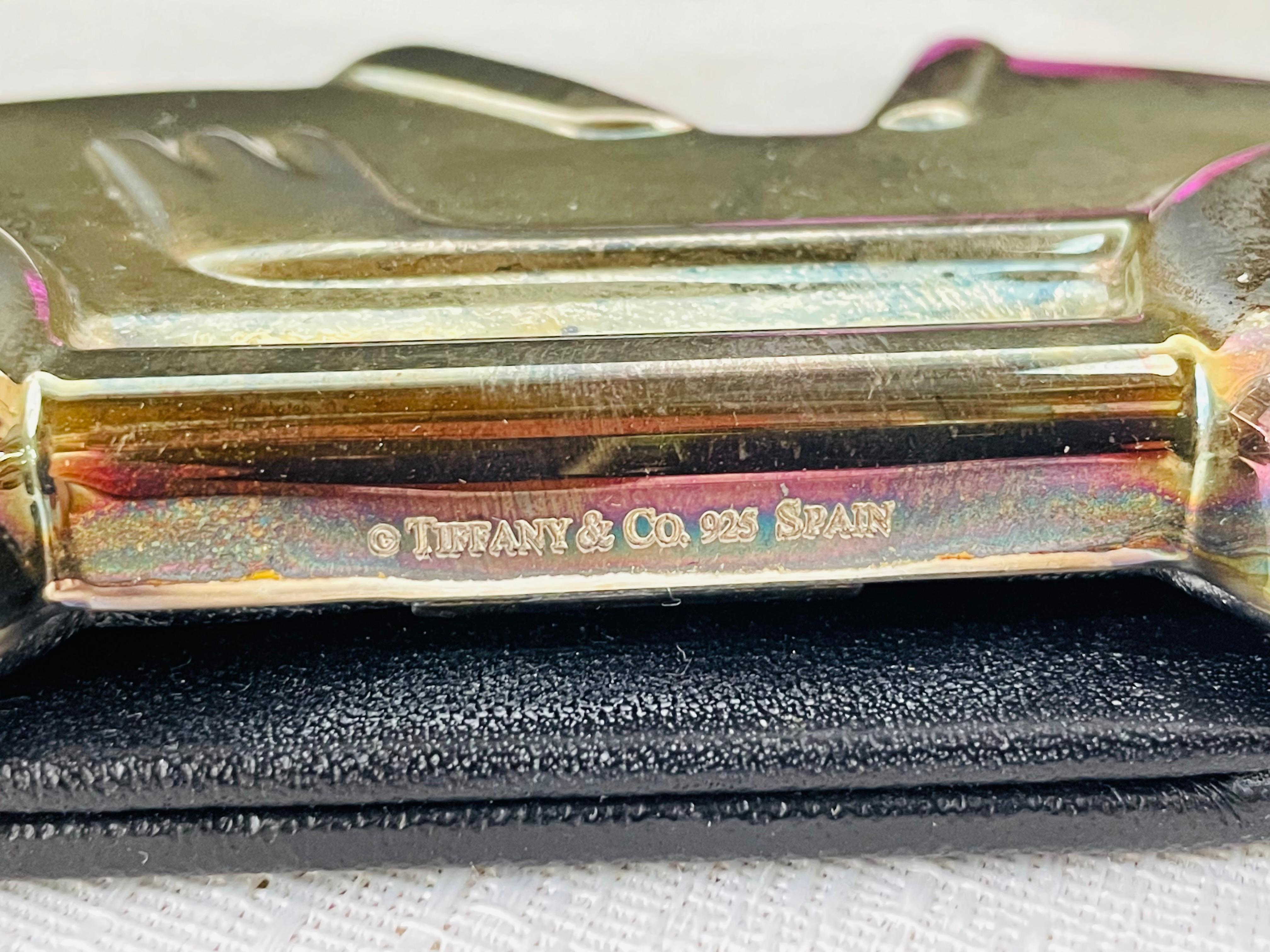 20th Century Tiffany & Co Sterling Silver Picture Frame with Car Design