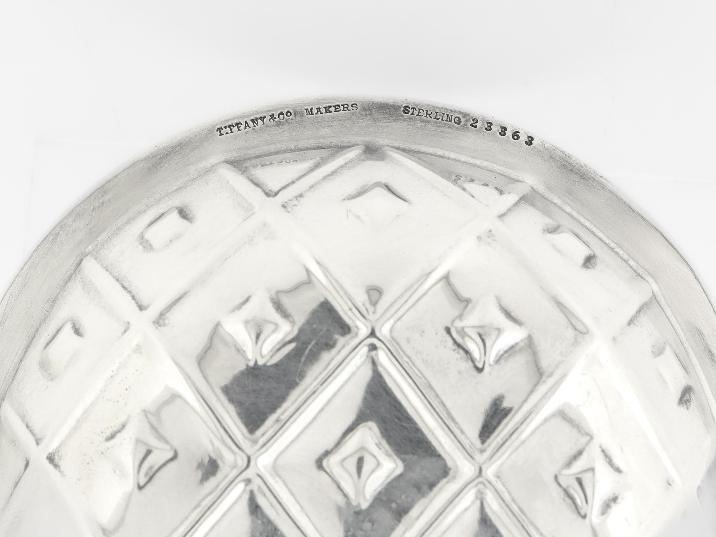 Tiffany & Co. Sterling Silber Ananas Candy / Bonbon Dish oder Vide Poche im Angebot 8