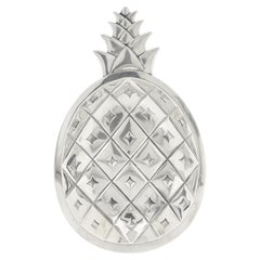 Tiffany & Co. Sterling Silber Ananas Candy / Bonbon Dish oder Vide Poche