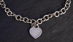 Tiffany & Co. Sterling Silver “Please Return to Tiffany” Heart Tag Necklace 16’’