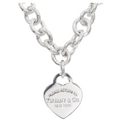 Tiffany & Co. Sterling Silver Please Return to Tiffany Heart Tag Necklace