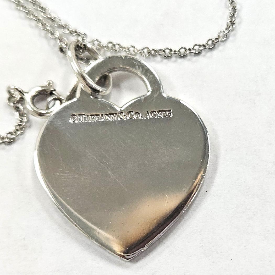 Tiffany & Co. Ciondolo a forma di cuore in argento 925 