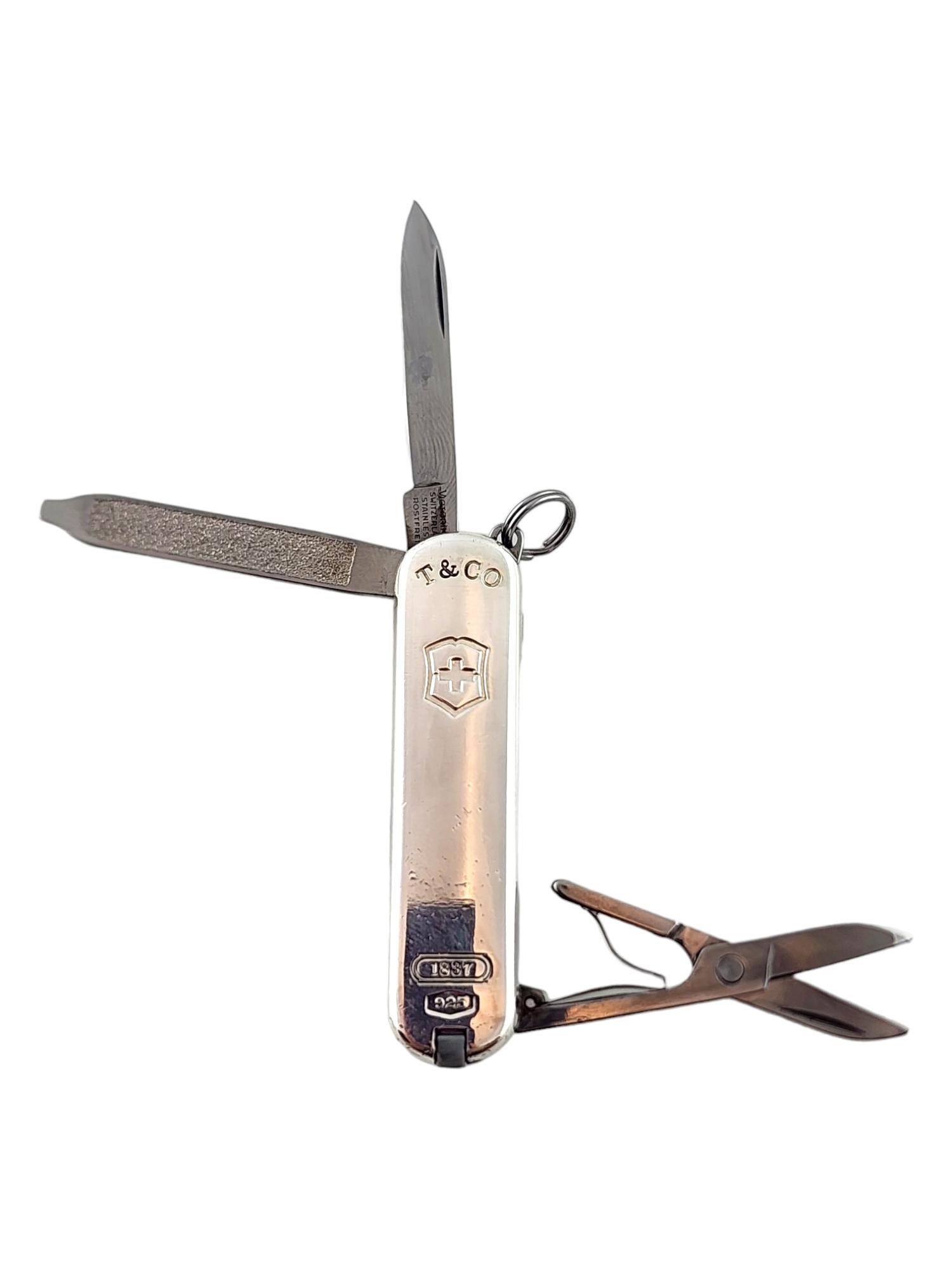 Tiffany & Co Sterling Silver Pocket Knife

This beautiful pocketknife by designer Tiffany & Co was meticulously crafted from sterling silver with beautiful detailing!

Approximate size: 2 1/4