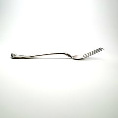 Tiffany & Co. Sterling Silver Provence Medium Cold Meat Serving Fork