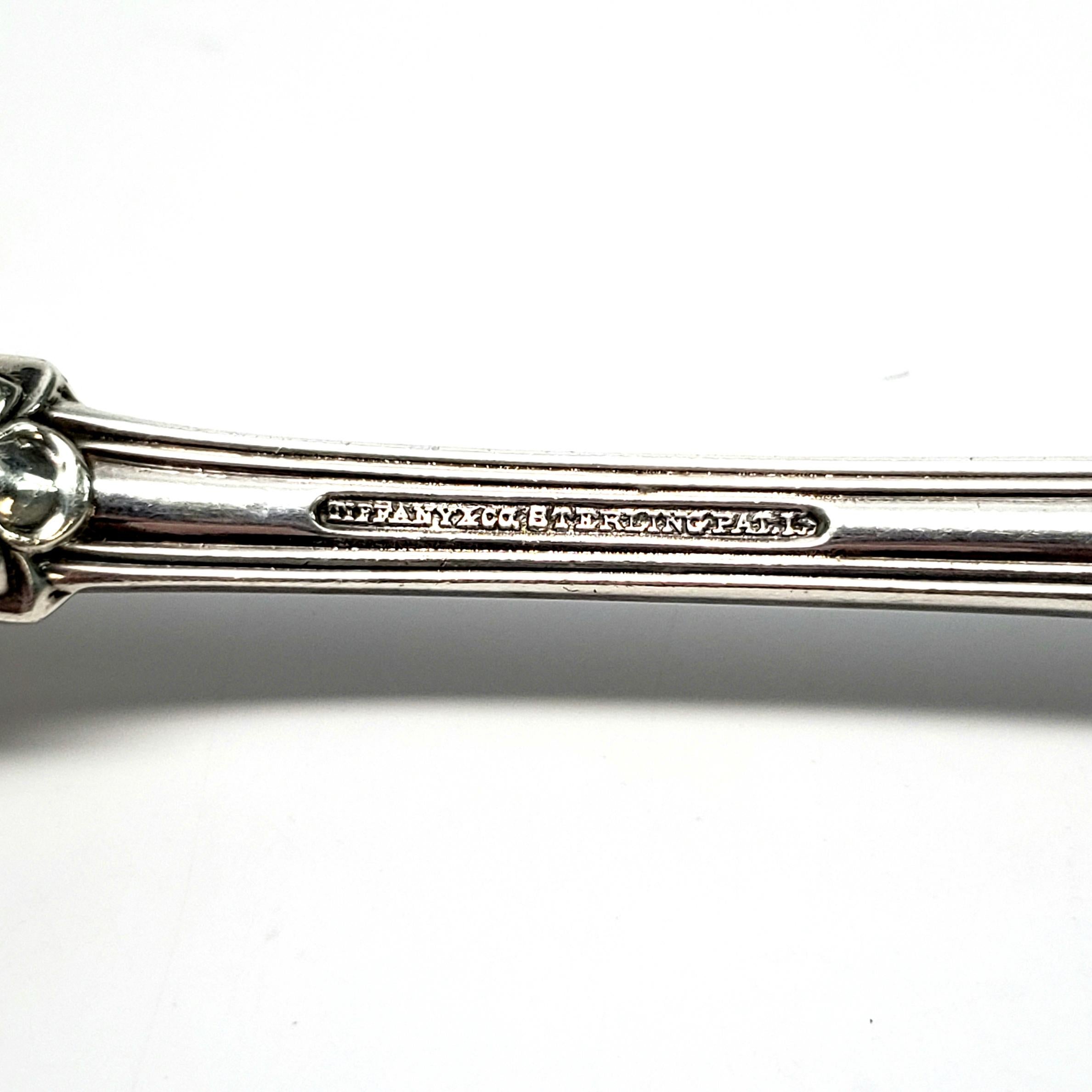 Tiffany & Co. Sterling Silver Provence Medium Cold Meat Serving Fork 4