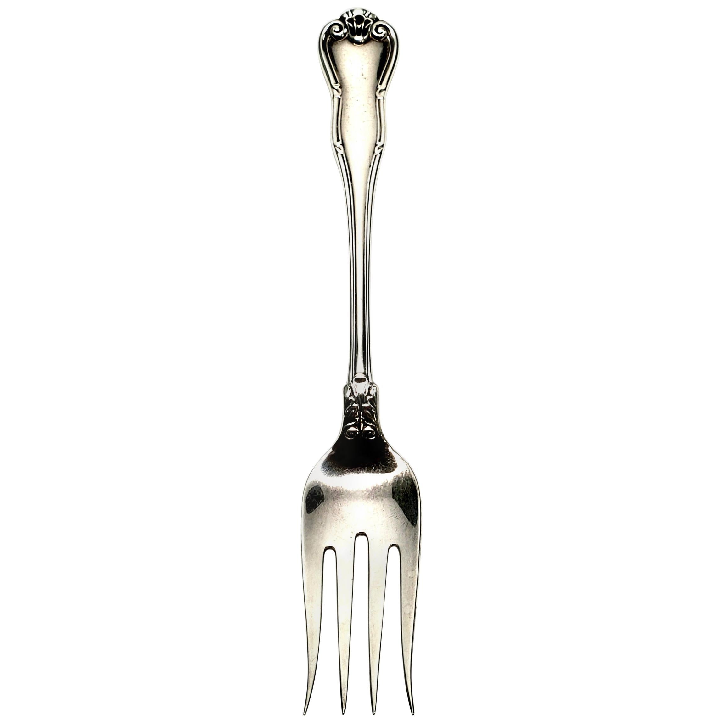 Tiffany & Co. Sterling Silver Provence Medium Cold Meat Serving Fork