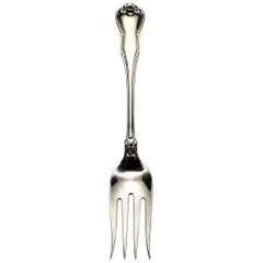 Tiffany & Co. Sterling Silver Provence Medium Cold Meat Serving Fork