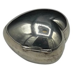 Tiffany & Co. Sterling Silver Puffed Heart Pill Box