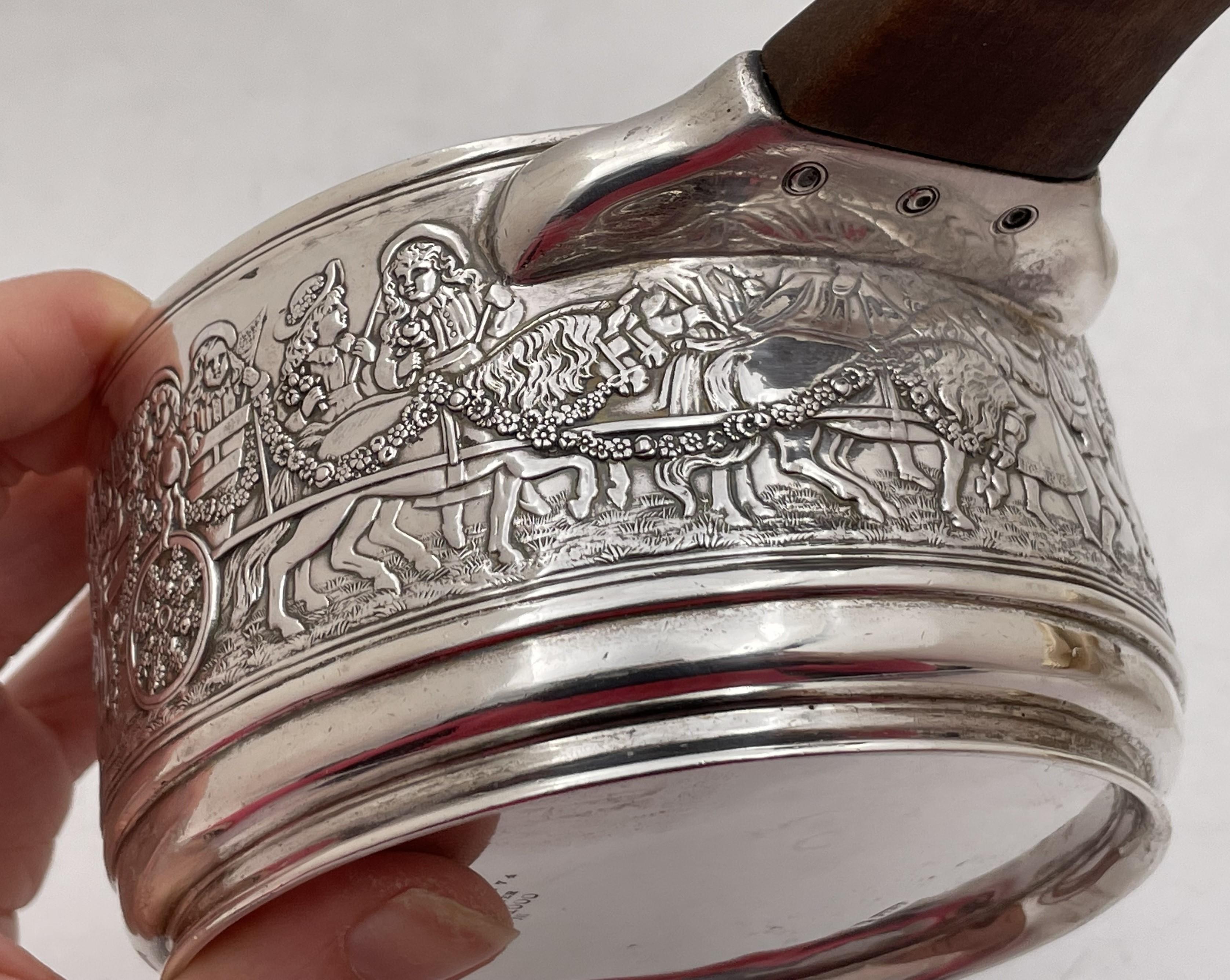 Tiffany & Co. Sterling Silver Rare Child's Bowl & Porringer w/ Original Pouches For Sale 8