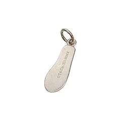 Tiffany & Co Sterling Silber rot Emaille Bogen Flip Flop Charm Anhänger