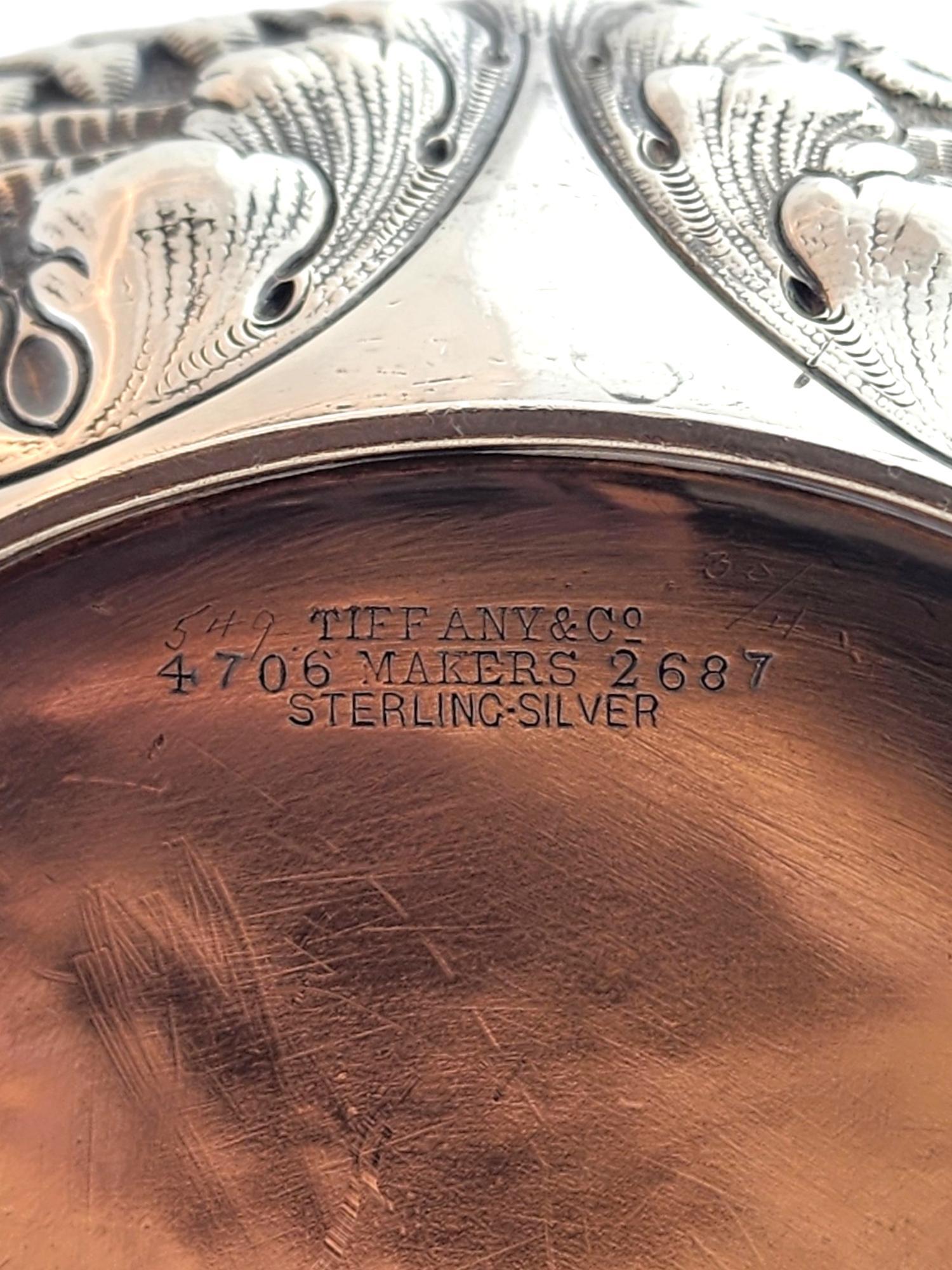 Tiffany & Co Sterling Silver Repousse 1901 5.5 pts Water Pitcher #18206 7