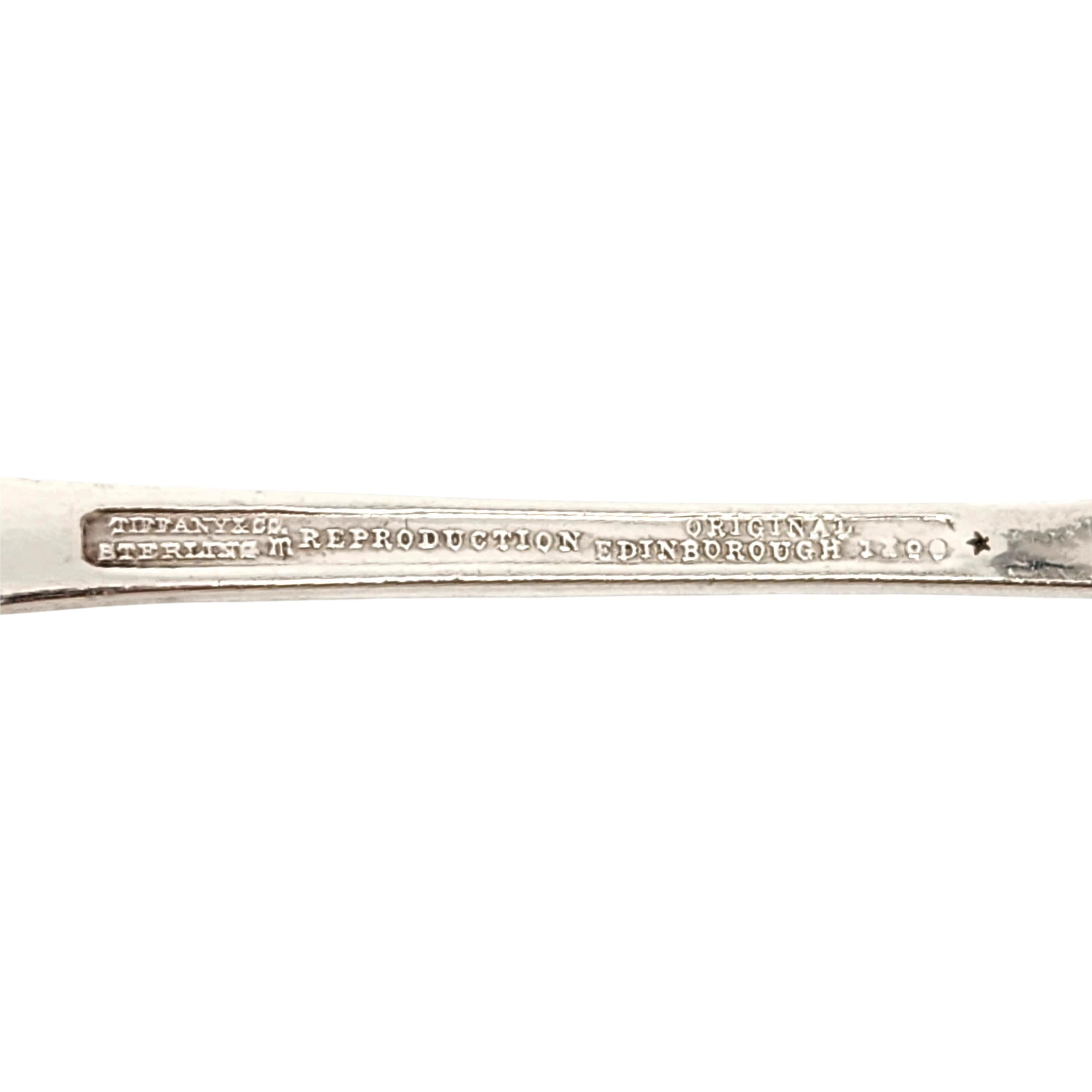 Louche Edinborough reproduction en argent sterling avec monogramme C de Tiffany & Co en vente 1