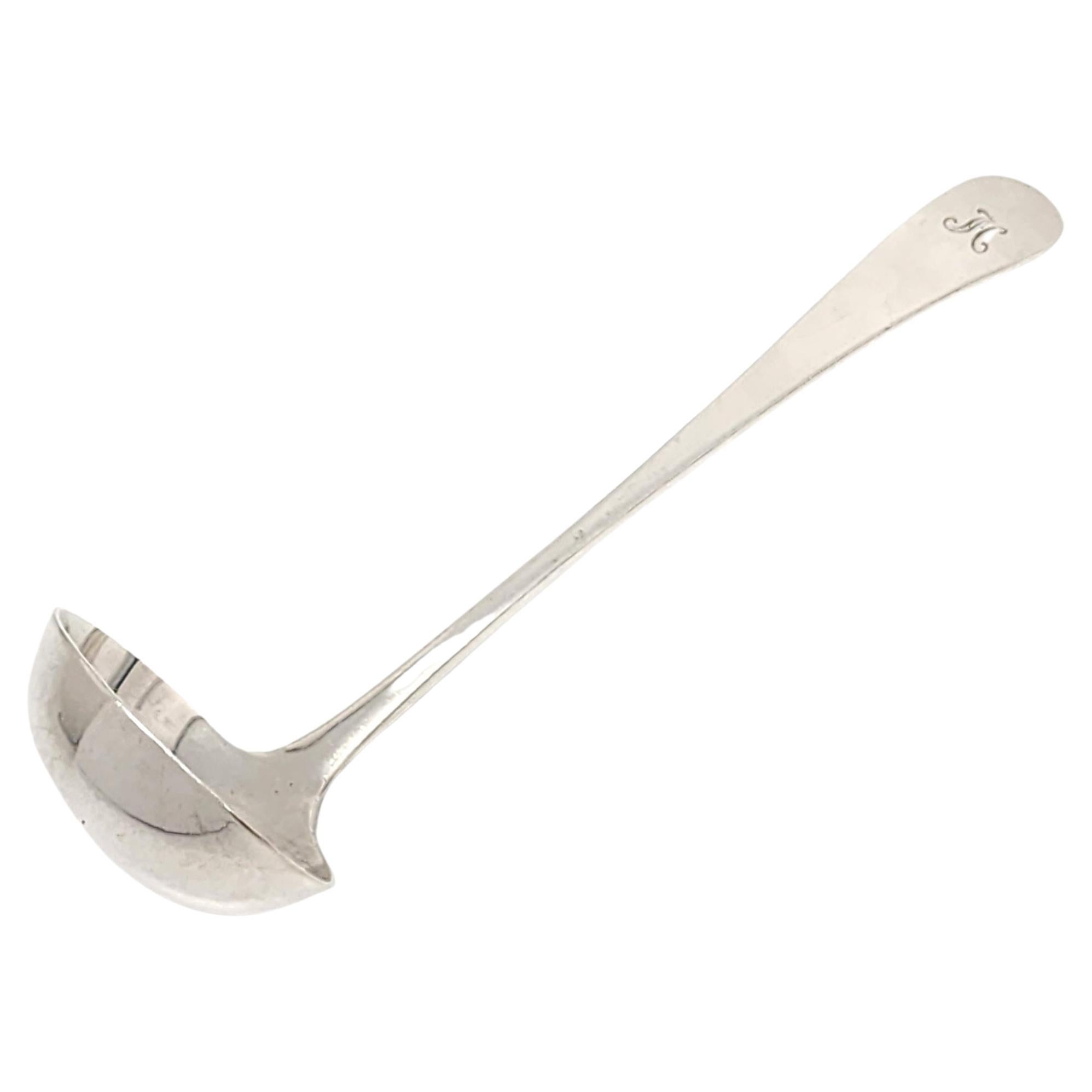 Tiffany & Co Sterling Silver Reproduction Edinborough Ladle with Monogram 'C' For Sale
