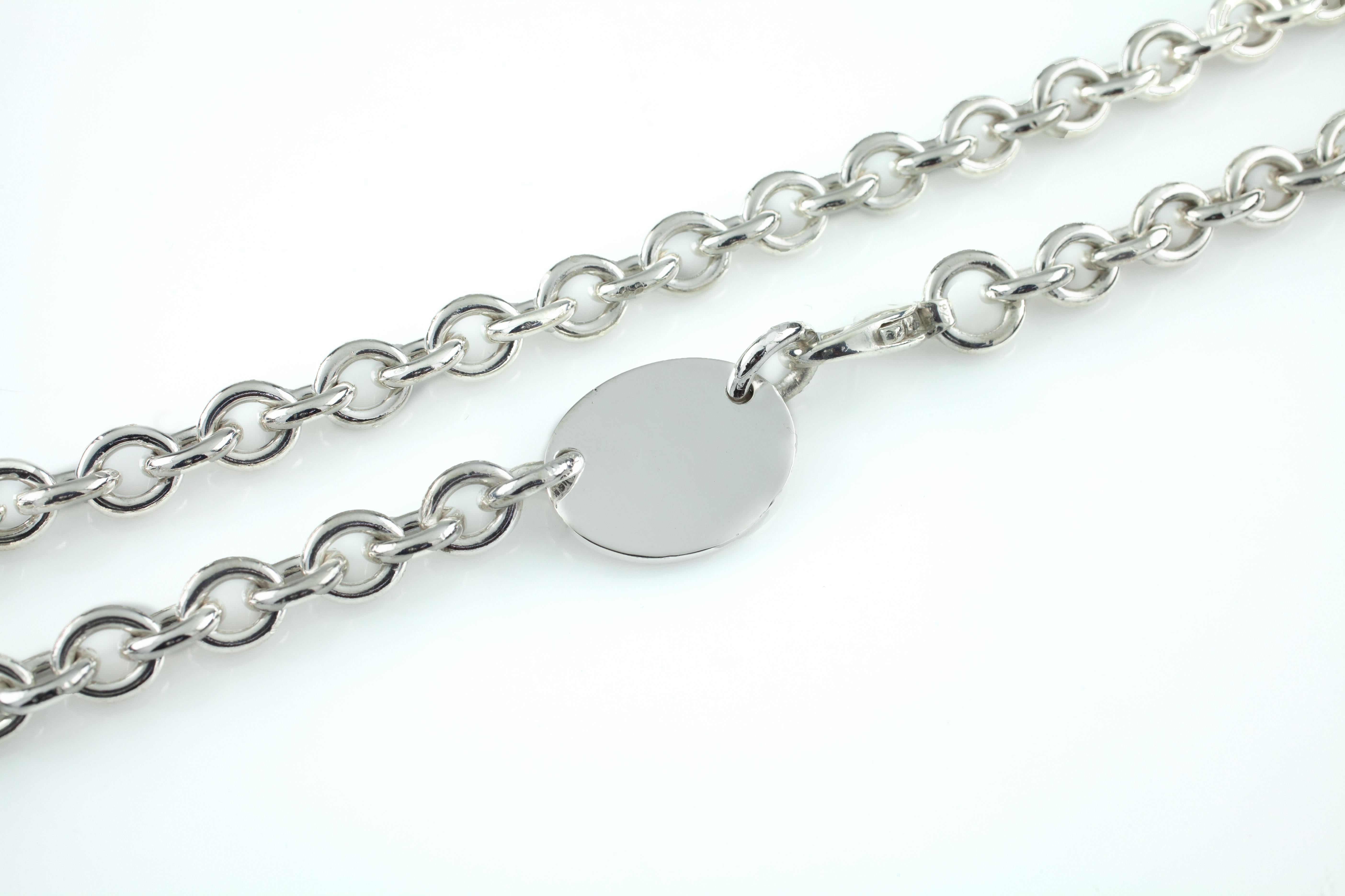 Tiffany & Co. Collana con charm ovale 