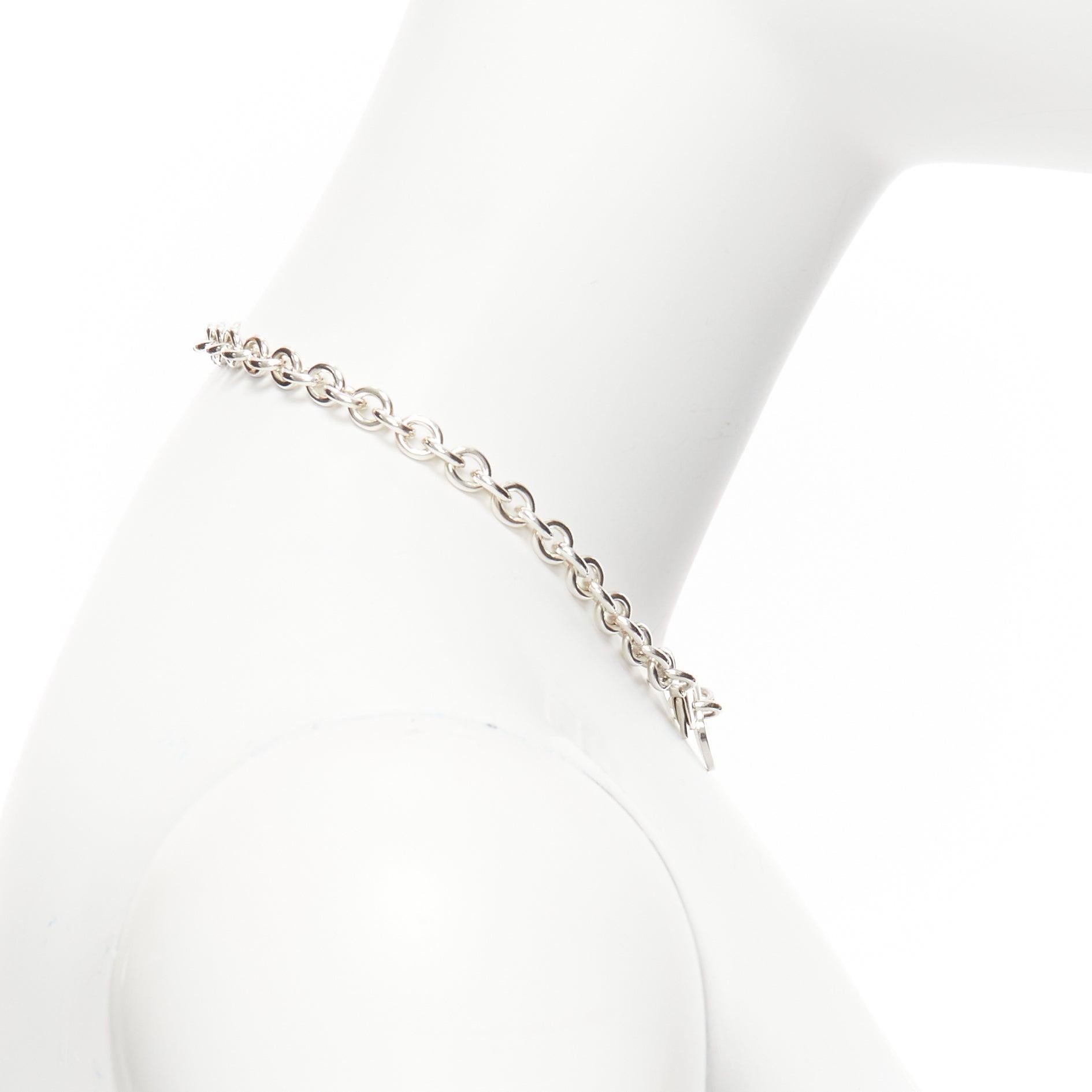 Women's TIFFANY & CO sterling silver Return To pendent short choker necklace For Sale