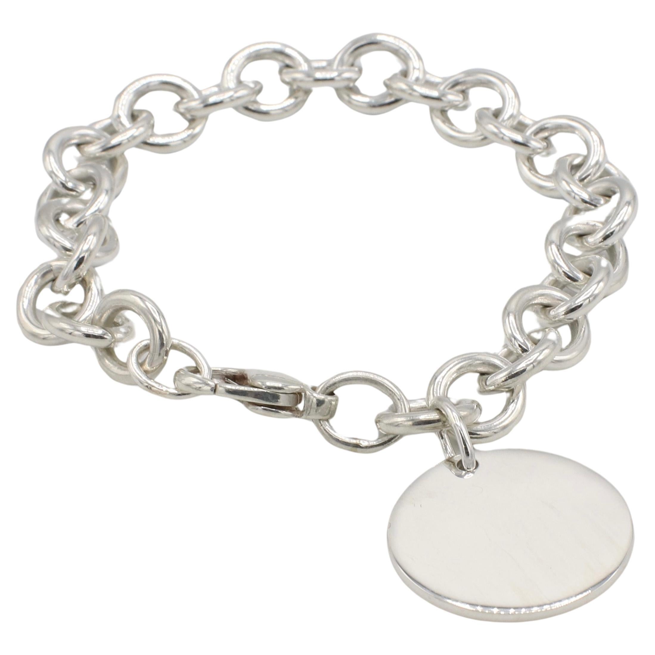 tiffany circle charm bracelet