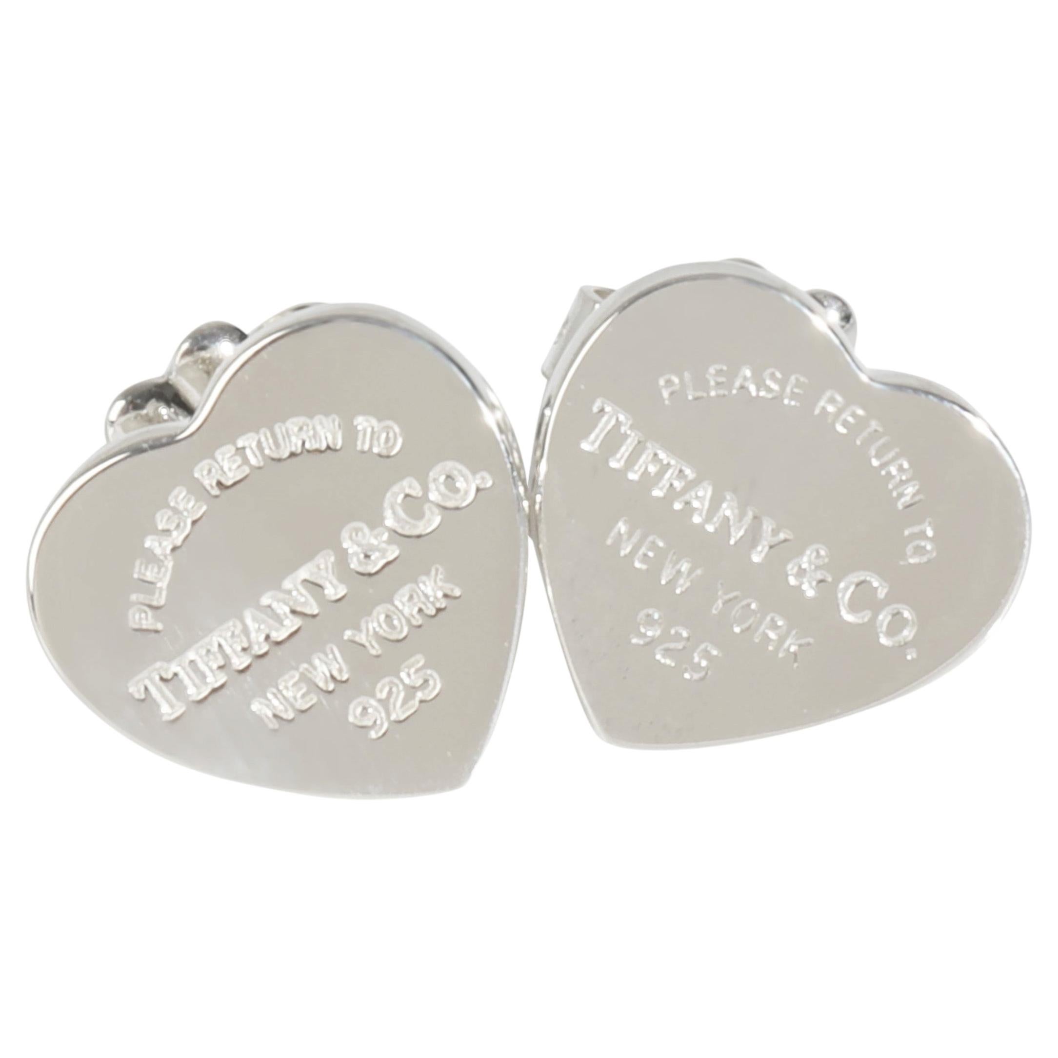 Tiffany & Co. Sterling Silver Return To Tiffany Earrings