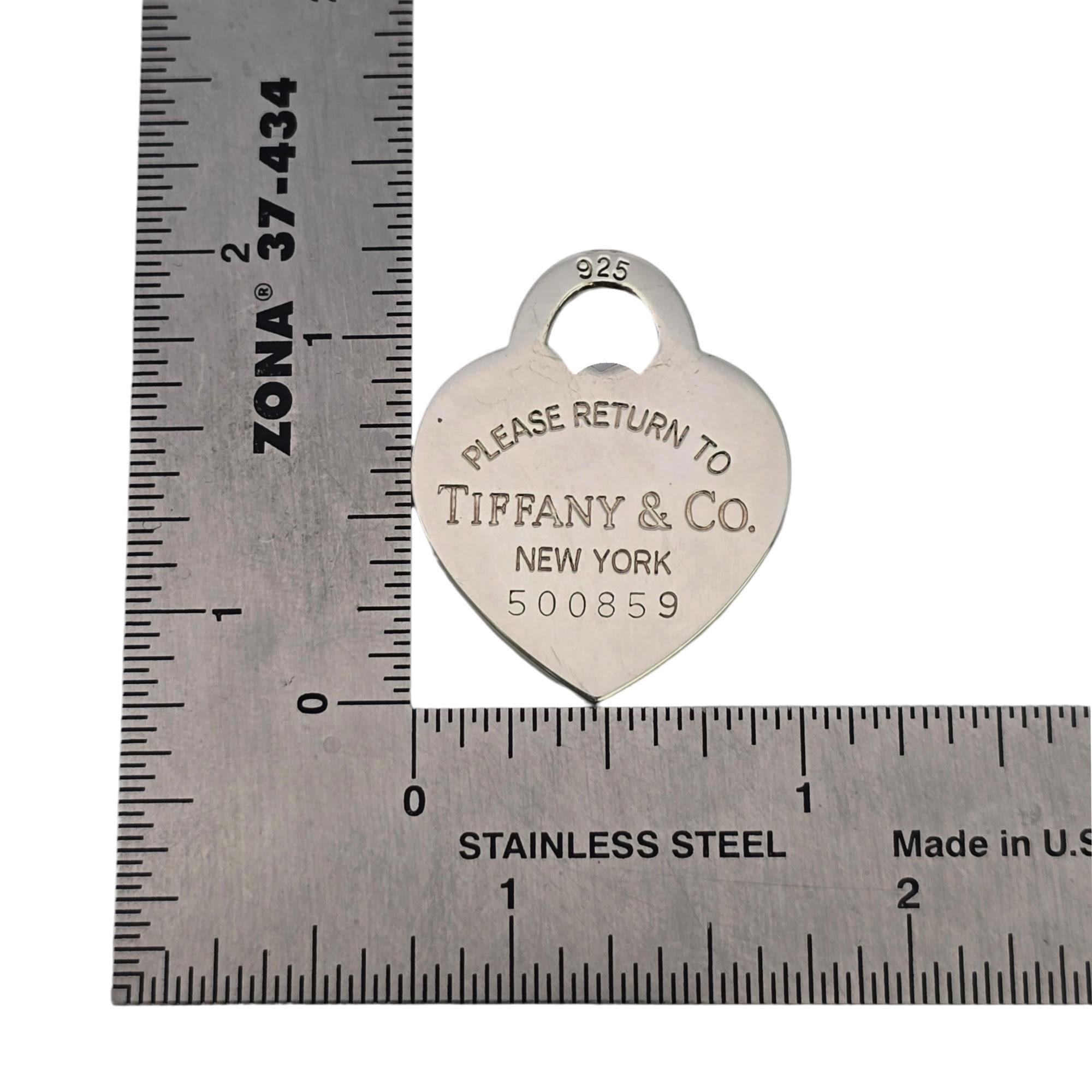 Tiffany & Co Sterlingsilber Rückkehr zu Tiffany Herz Hufeisen-Schlüsselring #20130 im Angebot 4