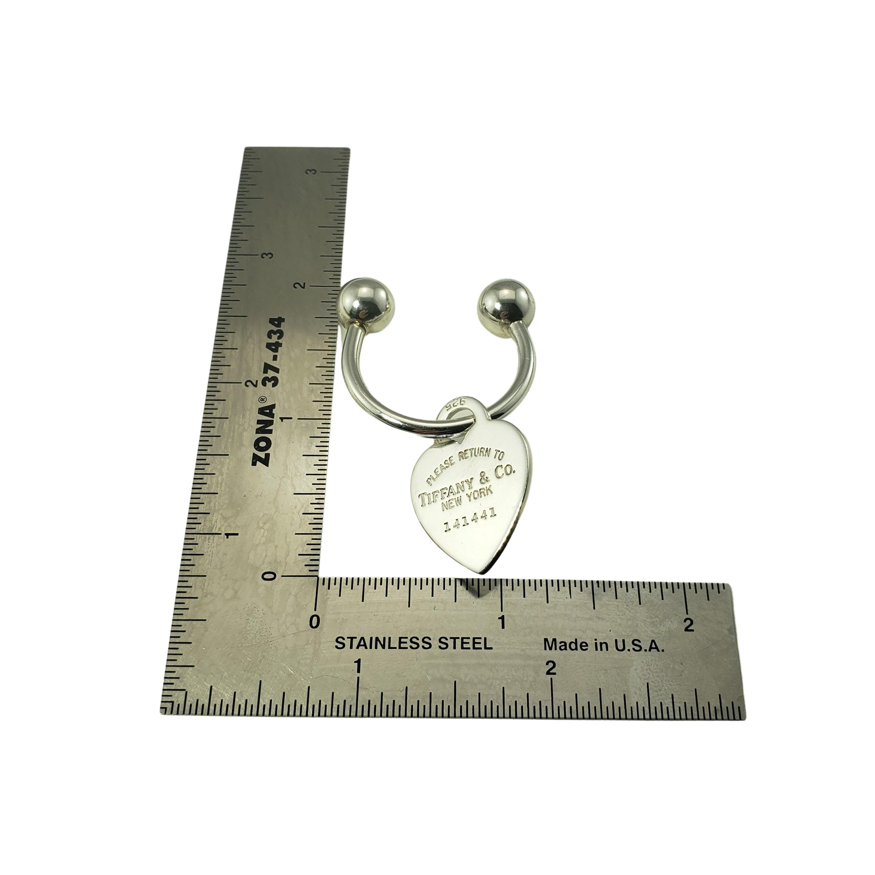 tiffany heart keychain
