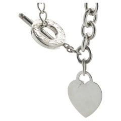 Tiffany & Co. Sterling Silver Return to Tiffany Heart Link Necklace
